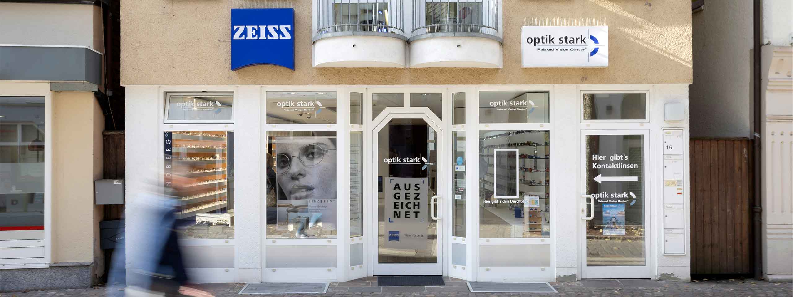 Ladenbild Außen Optik Stark